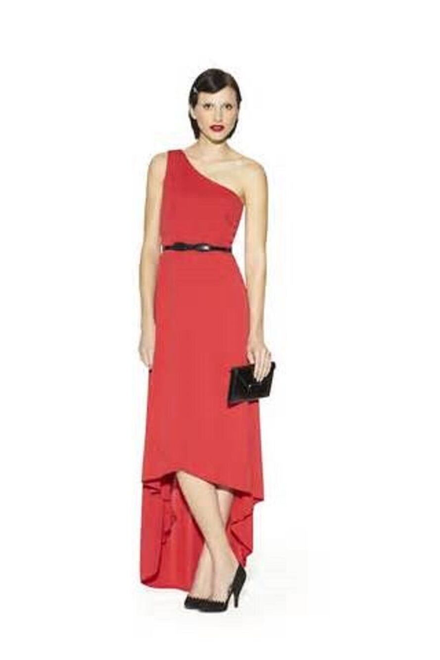 Kate Young for Target One Shoulder Red Dress Size 4